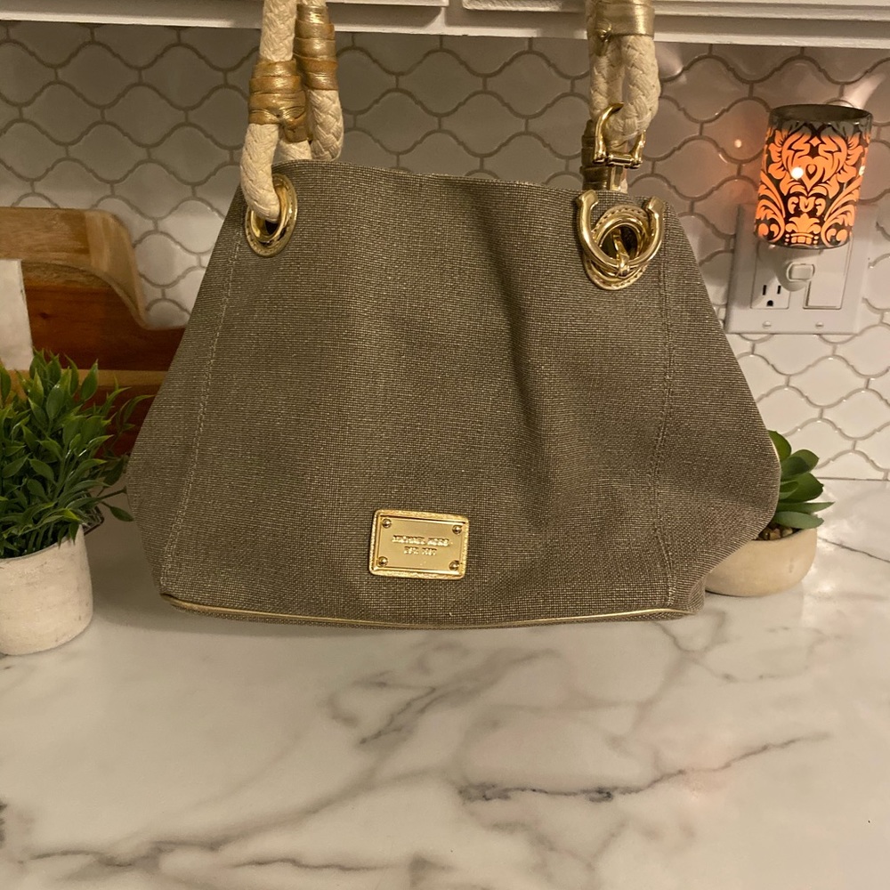Michael Kors, nautical insides bag.